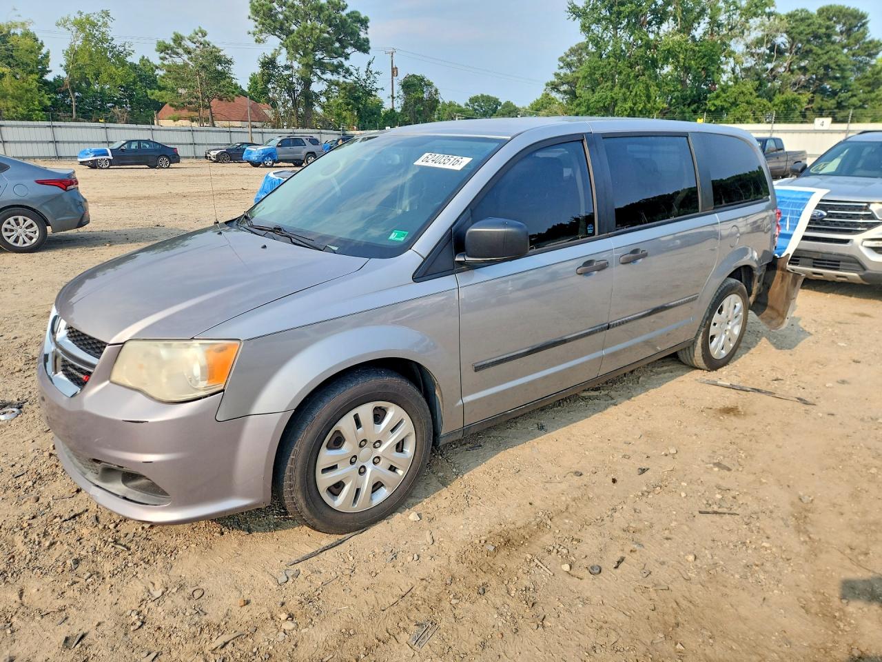 2014 Dodge Grand Caravan SE, VIN 2C4RDGBG9ER340551 — Rear end