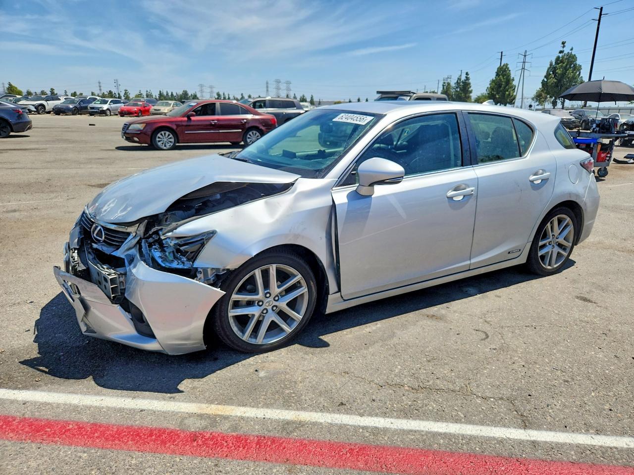 2016 Lexus CT 200h, VIN JTHKD5BH3G2255235 — Front end
