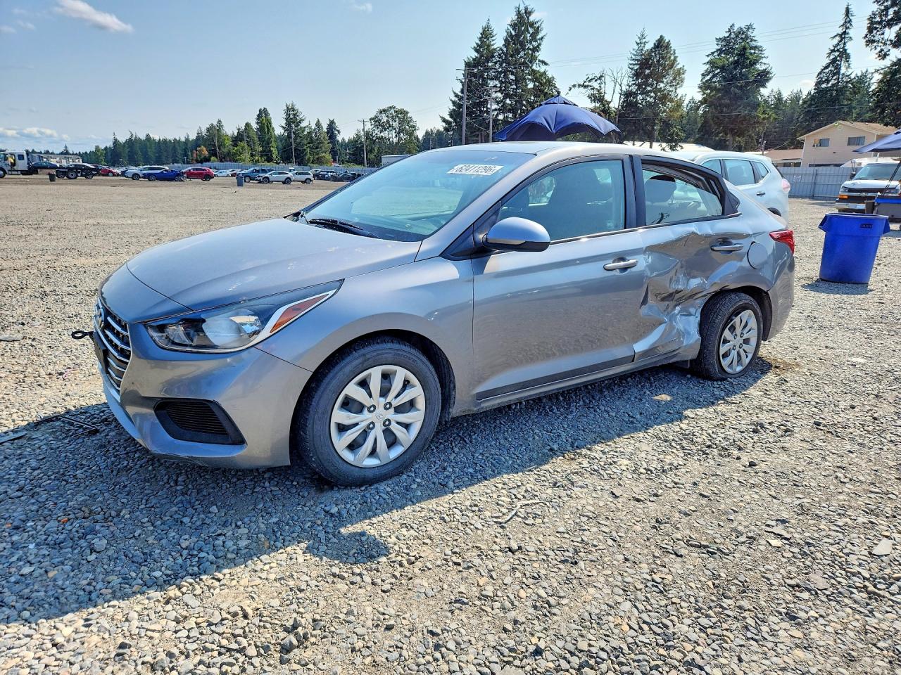 2021 Hyundai Accent SE, VIN 3KPC24A63ME149338 — Side