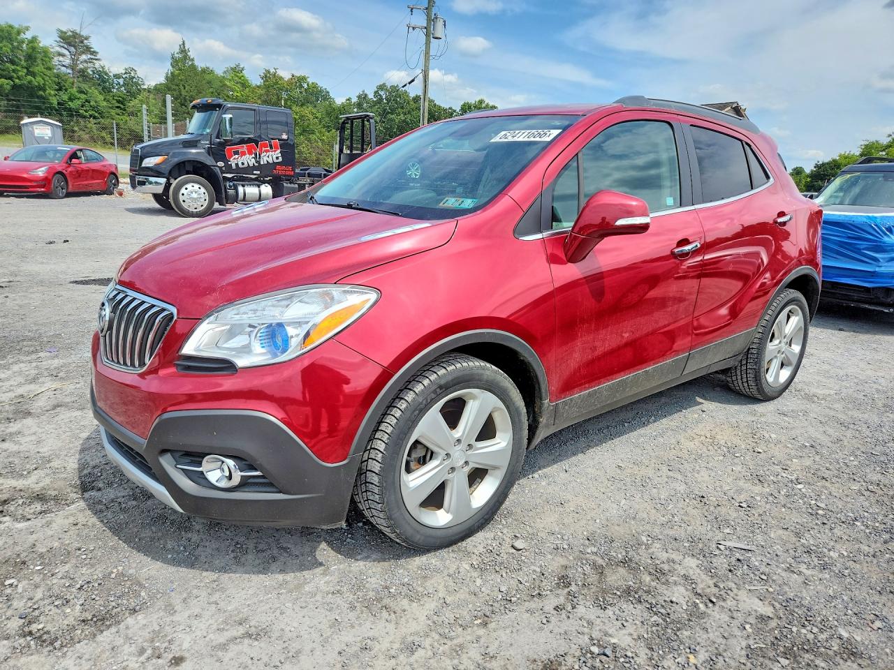 2015 Buick Encore Convenience, VIN KL4CJBSB0FB137841 — Roof