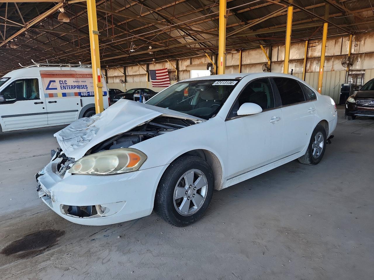 2010 Chevrolet Impala LT, VIN 2G1WB5EK6A1156621 — Front end