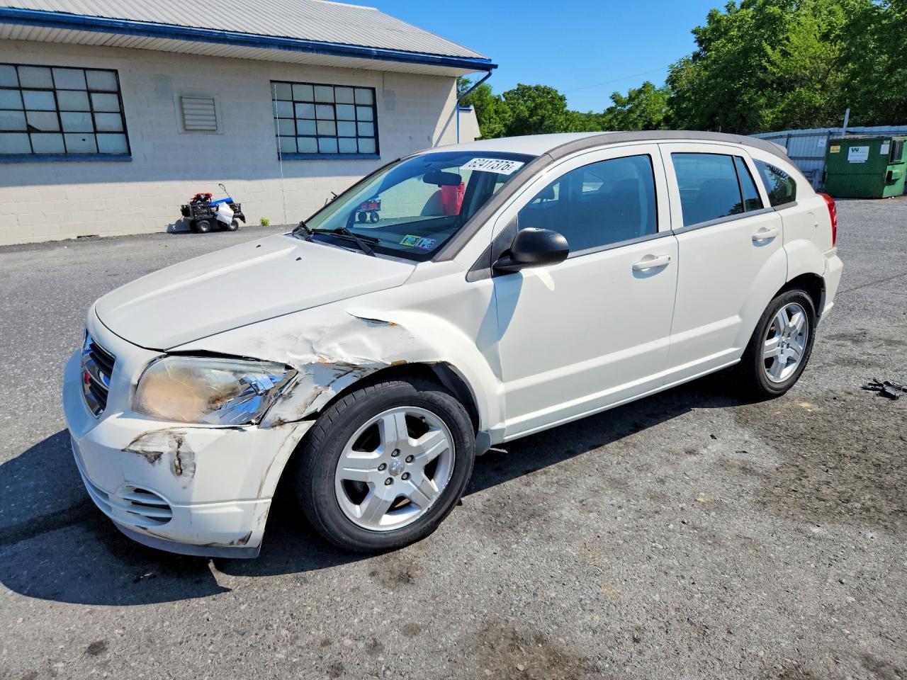 2009 Dodge Caliber SXT, VIN 1B3HB48A69D103318 — Перед
