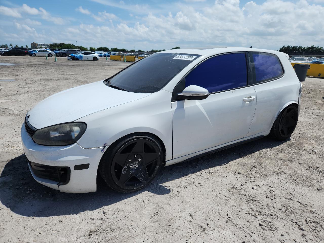 2012 Volkswagen Golf GTI PZEV, VIN WVWFD7AJ4CW333592 — Front end