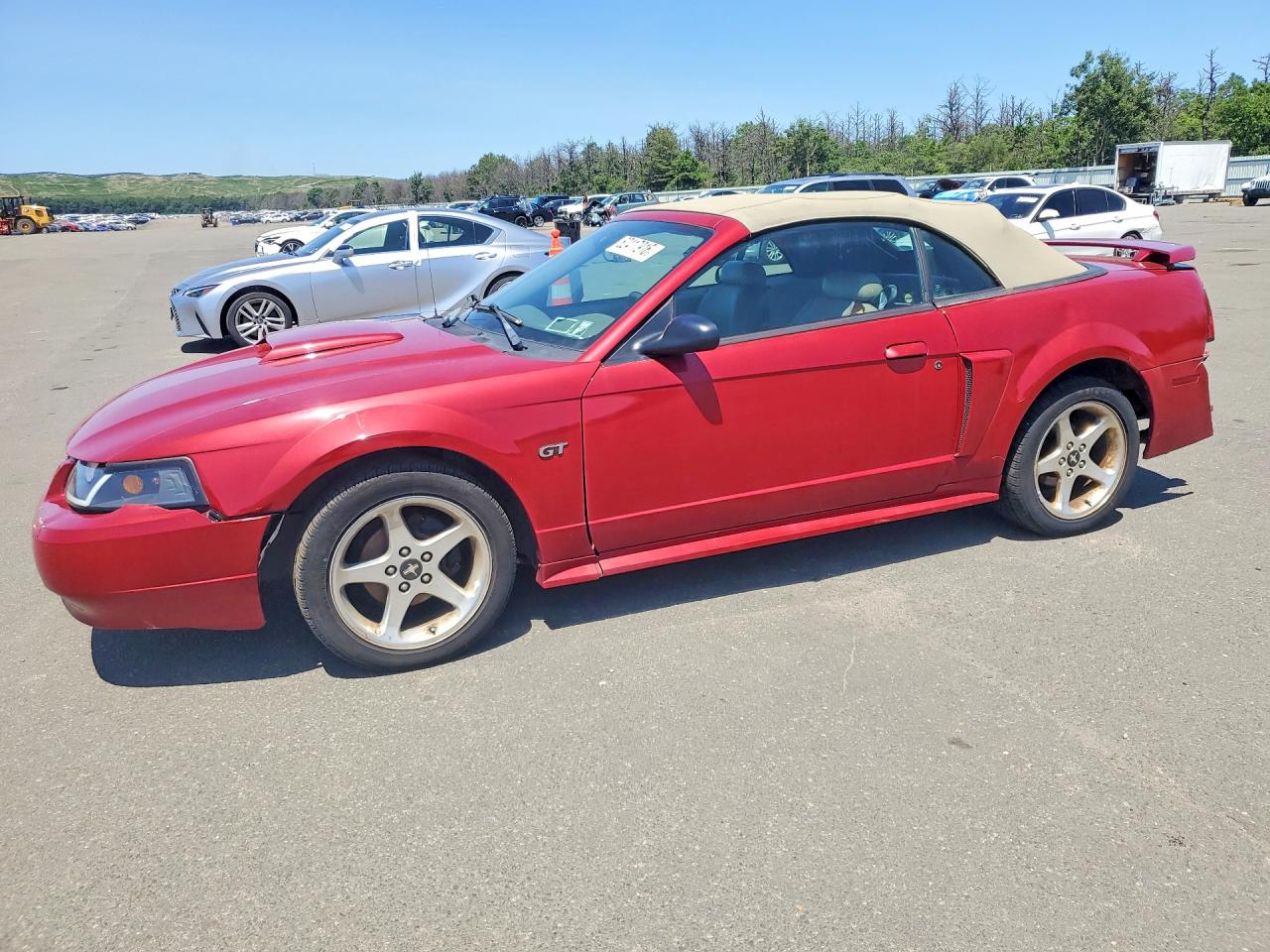 2003 Ford Mustang GT Deluxe, VIN 1FAFP45XX3F388493 — Front end