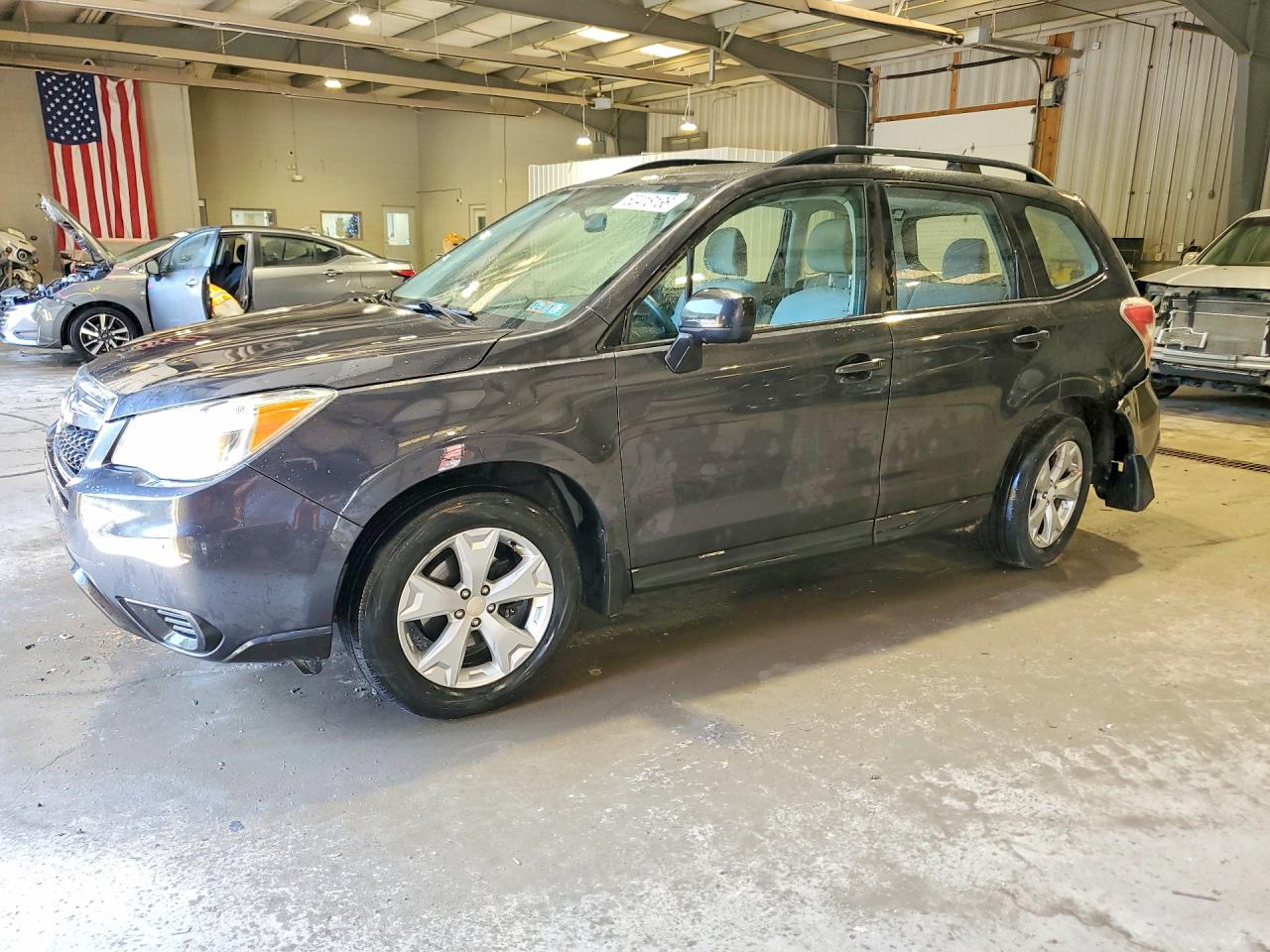 2015 Subaru Forester 2.5i, VIN JF2SJABC7FH578577 — Front end