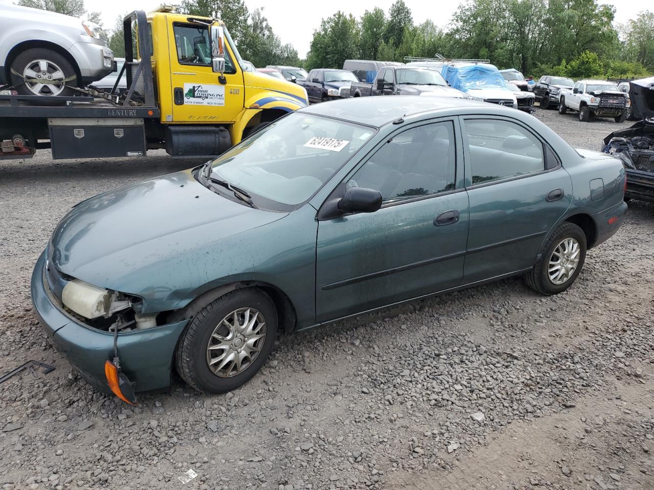 1998 Mazda Protege DX, VIN JM1BC1410W0242160 — Front end