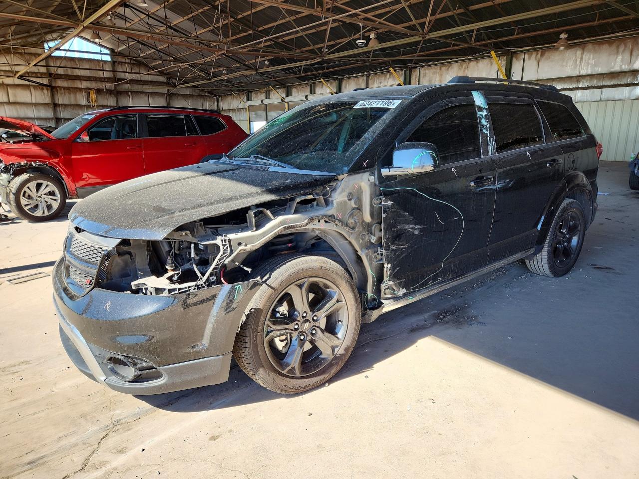 2018 Dodge Journey Crossroad, VIN 3C4PDCGG1JT535124 — Перед