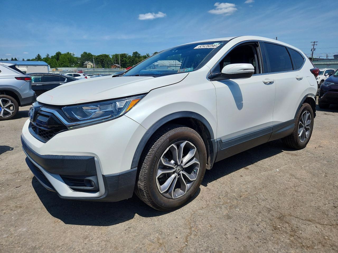 2021 Honda CR-V EX, VIN 2HKRW2H50MH615786 — Зад