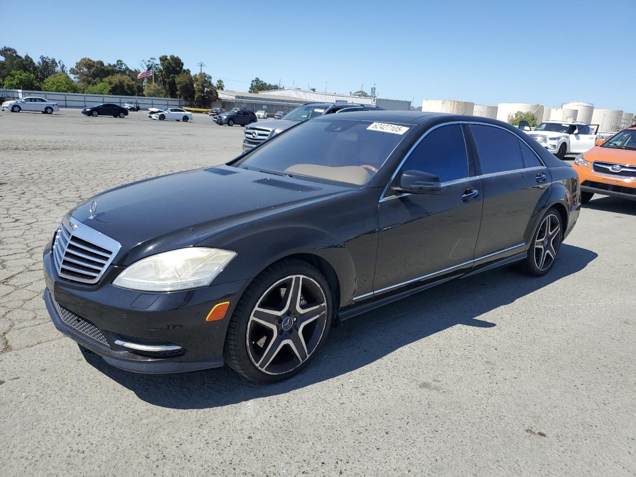 2010 Mercedes-Benz S 550, VIN WDDNG7BB2AA345489 — Front end