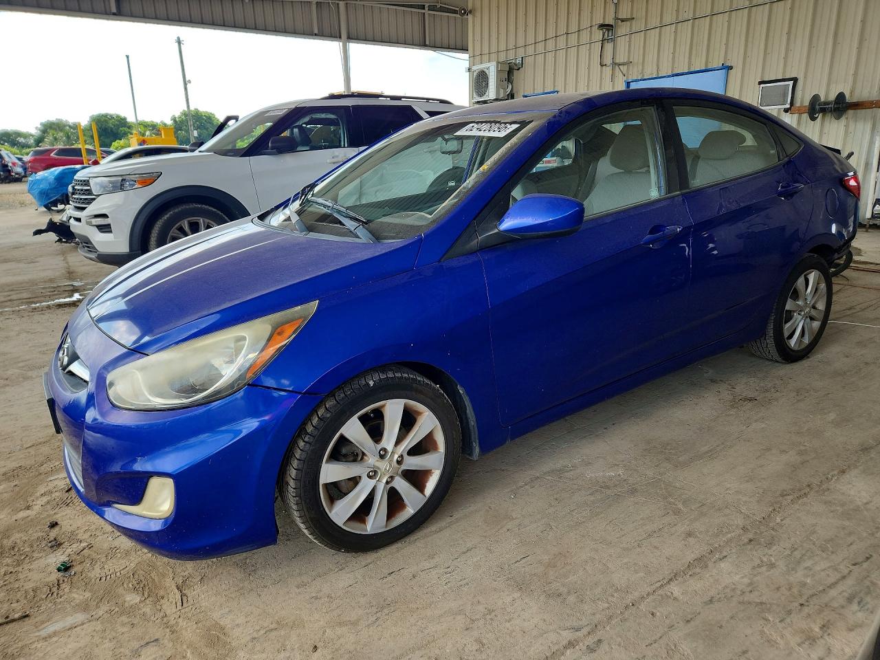 2012 Hyundai Accent GLS, VIN KMHCU4AE0CU064924 — Rear end
