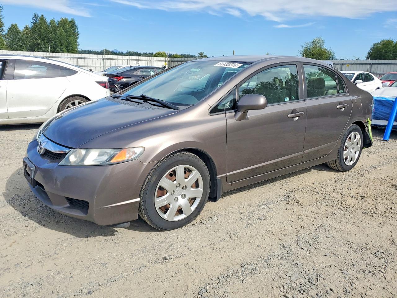 2009 Honda Civic LX, VIN 19XFA16519E052225 — Rear end