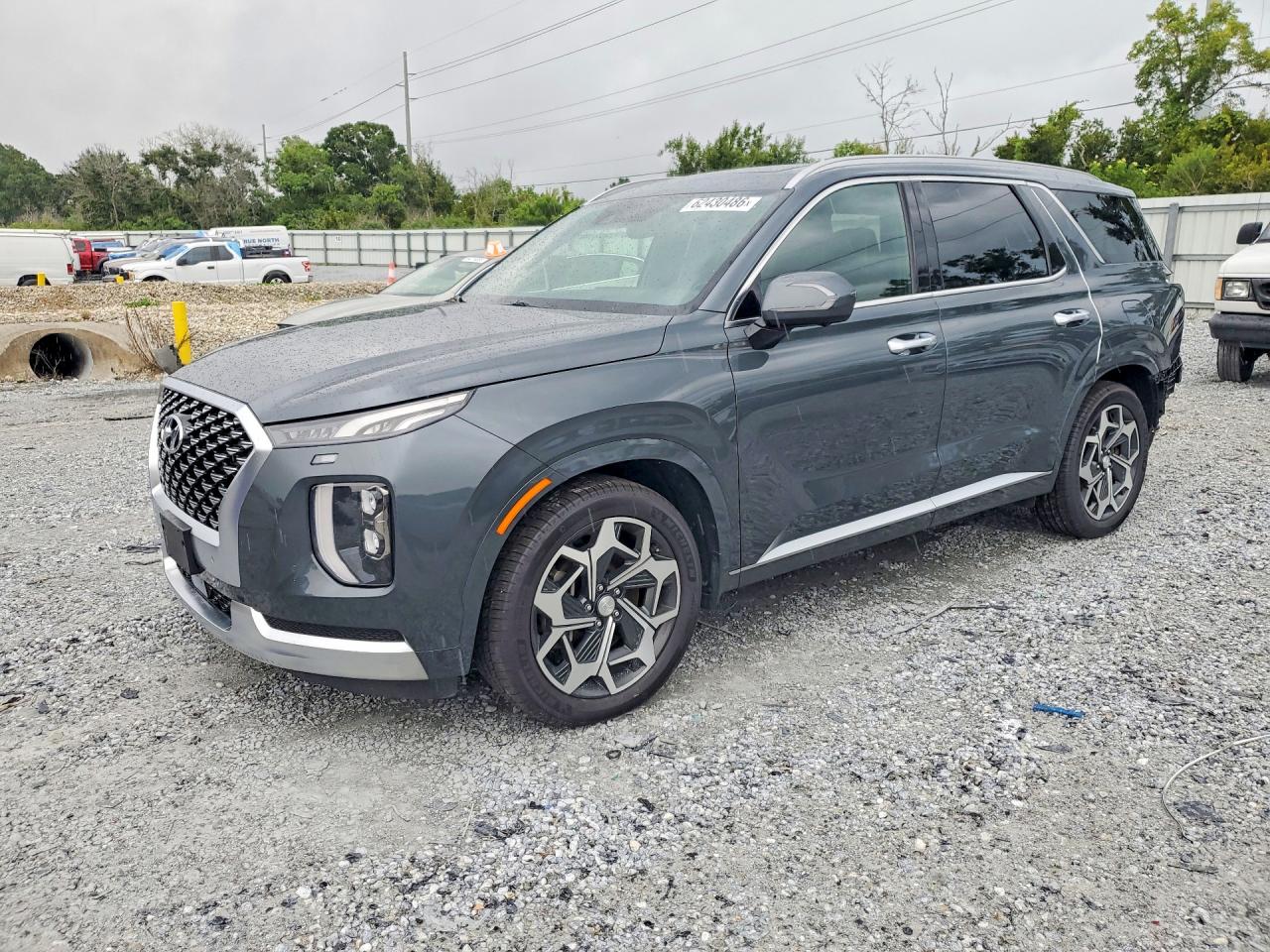 2021 Hyundai Palisade Calligraphy, VIN KM8R7DHE1MU250254 — Rear end