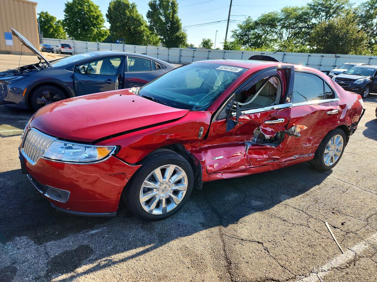 2012 Lincoln MKZ Hybrid, VIN 3LNDL2L33CR832619 — All over