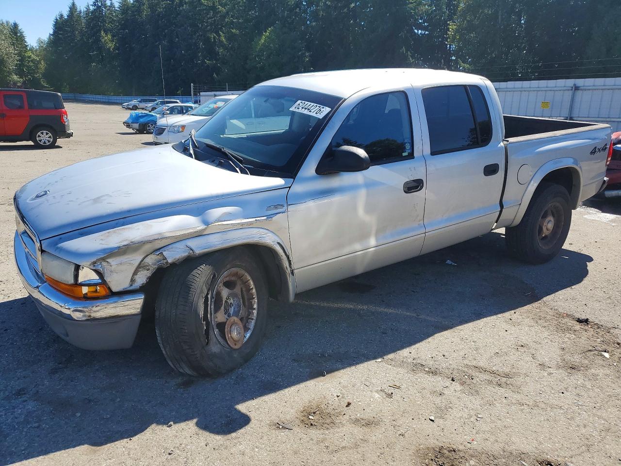 2004 Dodge Dakota SLT, VIN 1D7HG48N14S693618 — Перед