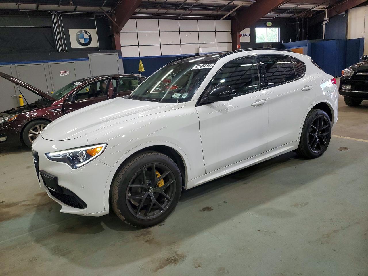 2021 Alfa Romeo Stelvio Ti, VIN ZASPAKBN3M7D11393 — Мелкие вмятины и царапины