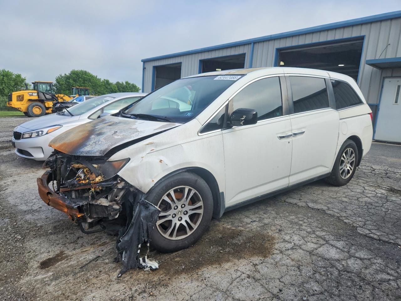2012 Honda Odyssey EX-L, VIN 5FNRL5H6XCB071846 — Burn