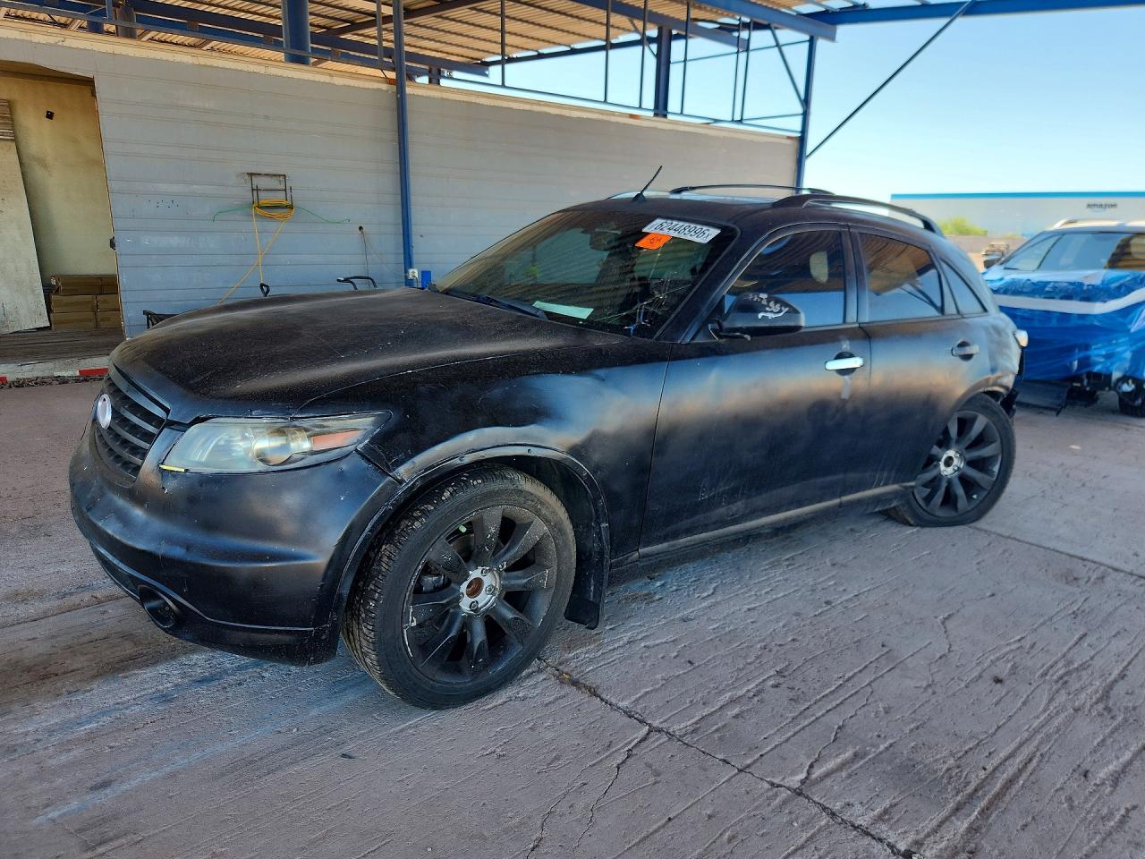 2007 Infiniti FX, VIN JNRAS08U67X100904 — Rear end