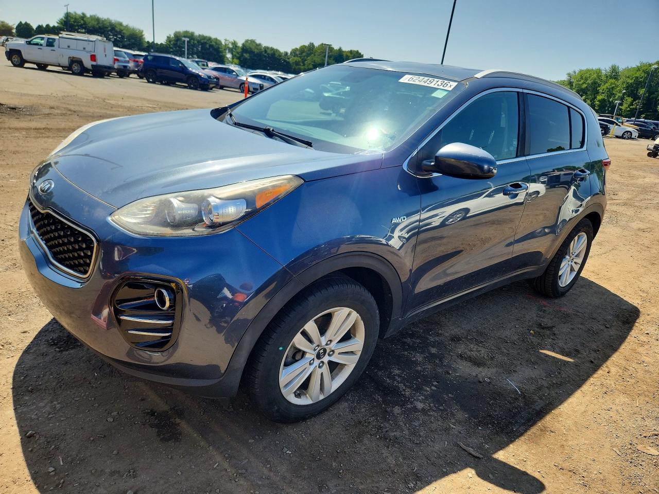 2018 Kia Sportage LX, VIN KNDPMCAC9J7446329 — Механическое