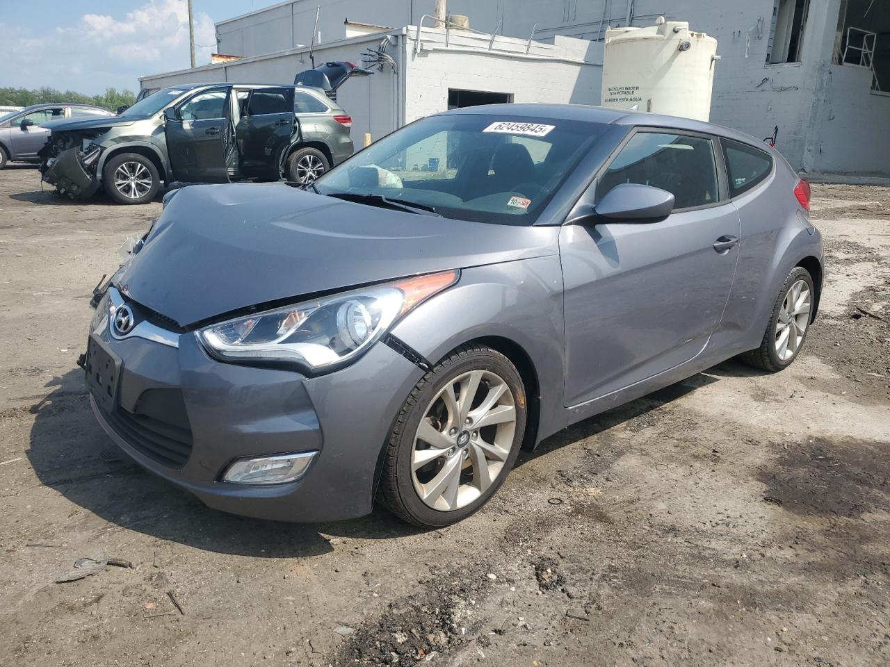 2017 Hyundai Veloster Value Edition, VIN KMHTC6AD4HU322360 — Front end