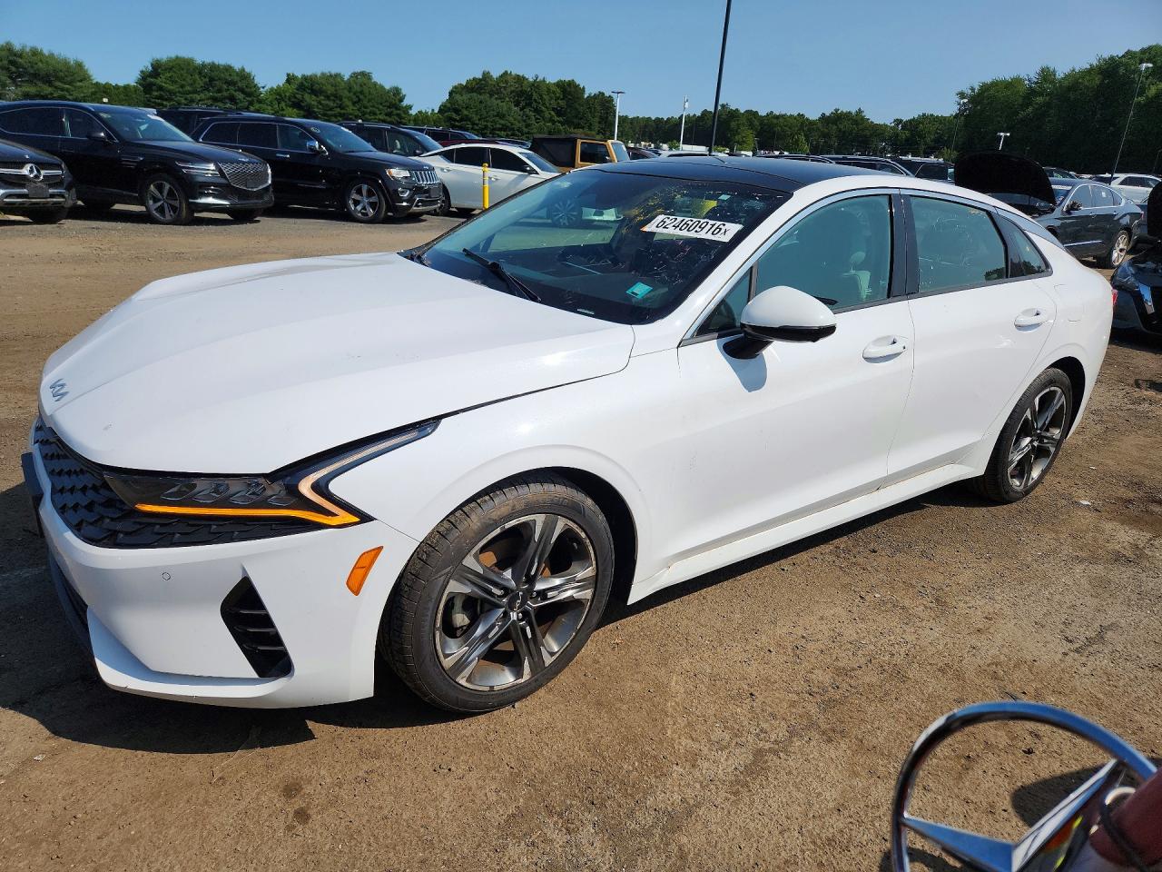 2022 Kia K5 EX, VIN 5XXG34J20NG119640 — Front end
