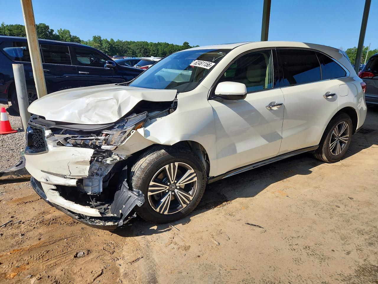 2017 Acura MDX, VIN 5FRYD4H32HB035406 — Front end