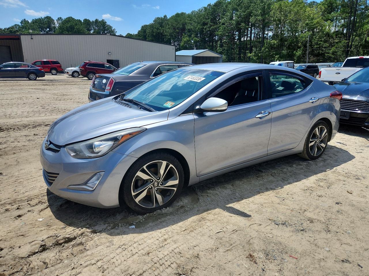 2015 Hyundai Elantra SE, VIN 5NPDH4AE5FH619426 — Front end