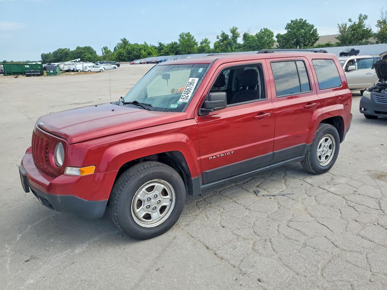 2015 Jeep Patriot Altitude, VIN 1C4NJPBA8FD409611 — Front end