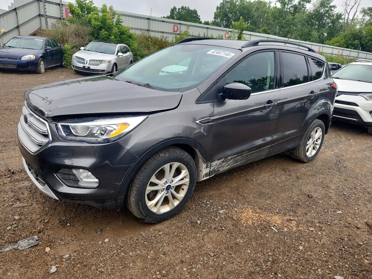 2018 Ford Escape SEL, VIN 1FMCU9HD6JUB09467 — Front end