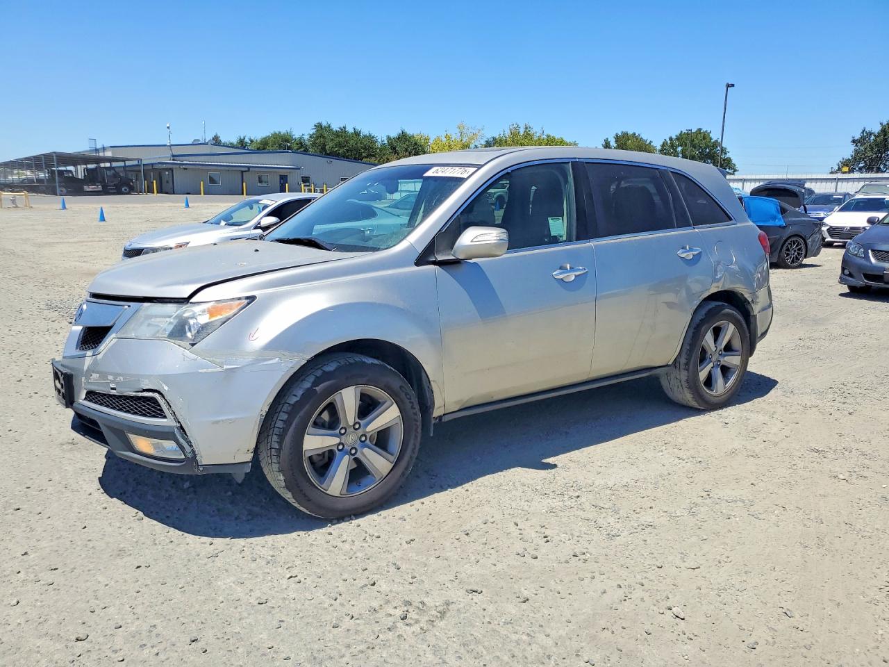 2012 Acura MDX Technology, VIN 2HNYD2H38CH540854 — Front end