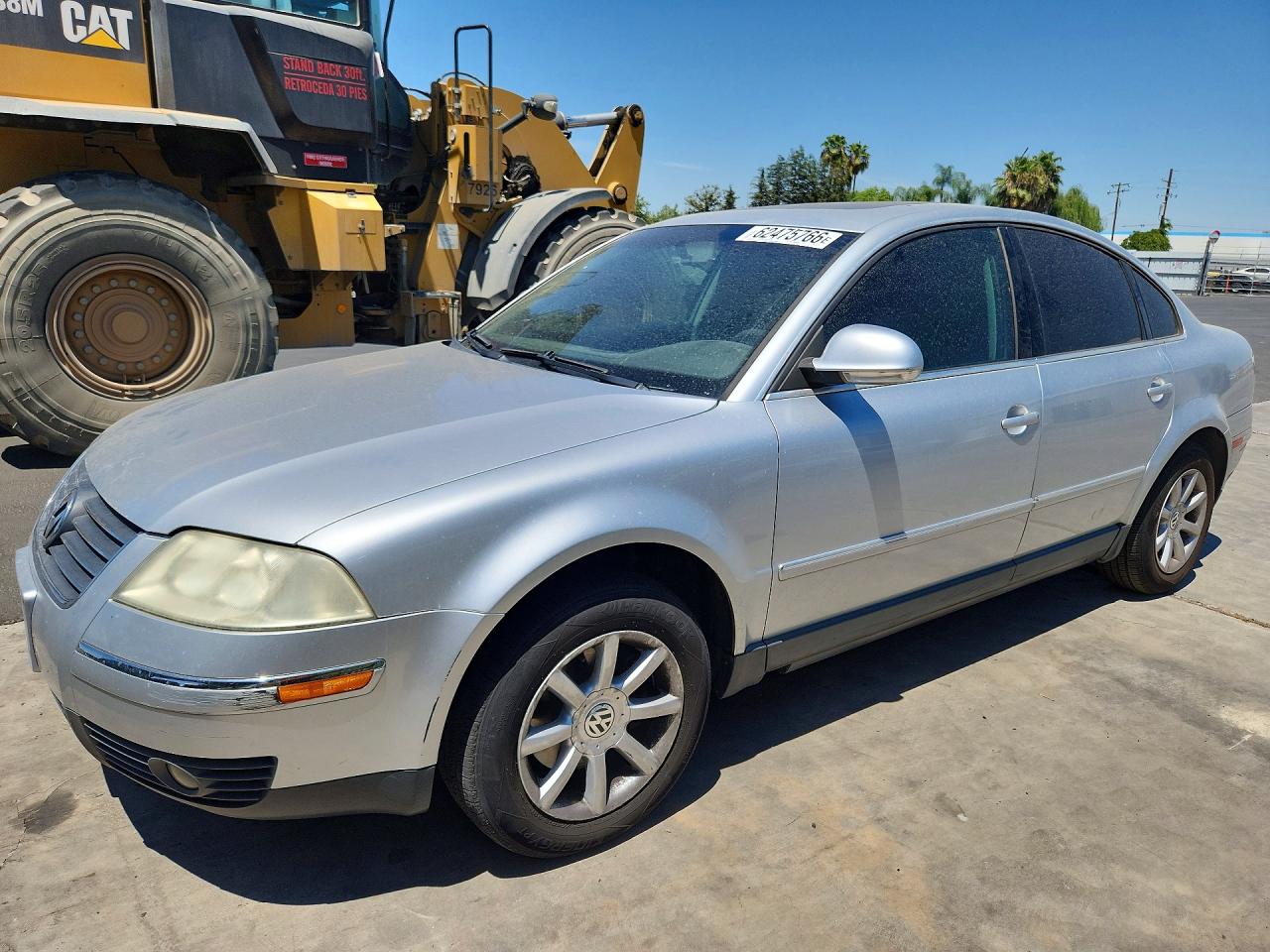 2004 Volkswagen Passat GLS, VIN WVWPD63B84P197211 — Engine fire