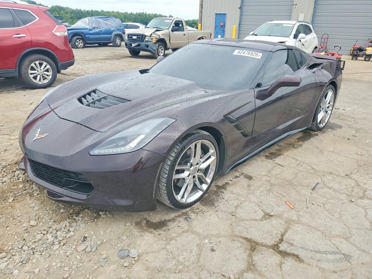 2017 Chevrolet Corvette 1LT, VIN 1G1YB2D75H5109061 — Minor dents and scratches