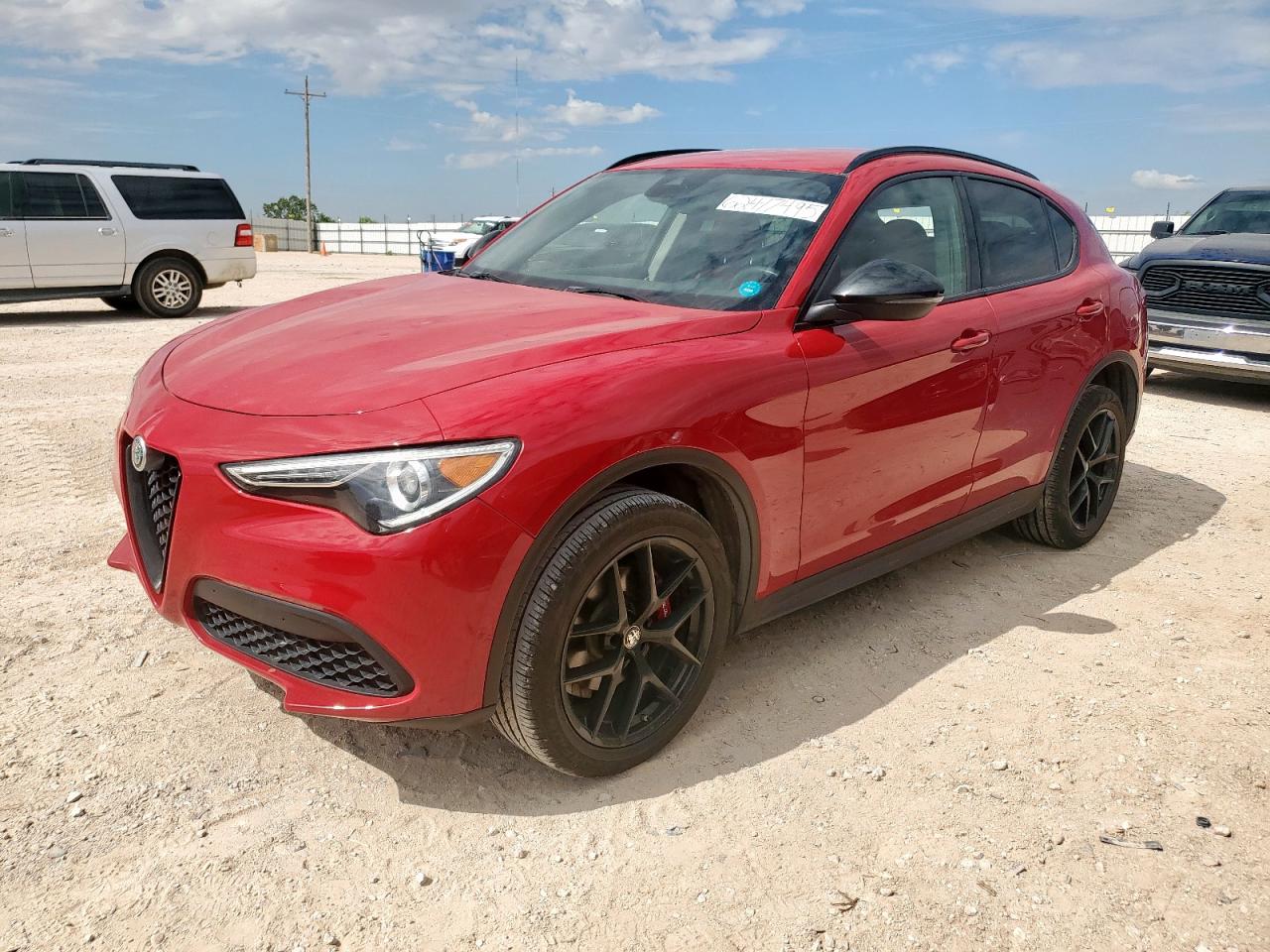 2020 Alfa Romeo Stelvio Sport, VIN ZASPAJANXL7C85417 — Hail