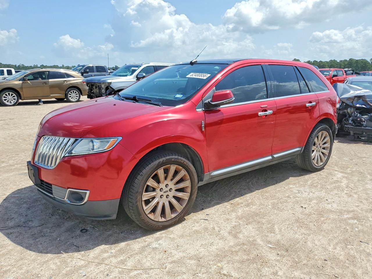 2012 Lincoln MKX, VIN 2LMDJ6JK1CBL13224 — Rear end