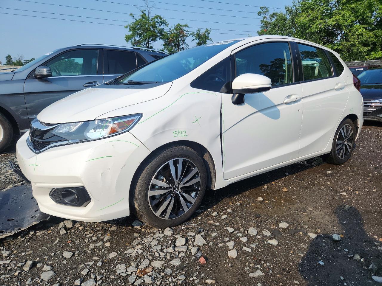 2018 Honda Fit EX, VIN 3HGGK5H83JM727438 — Front end