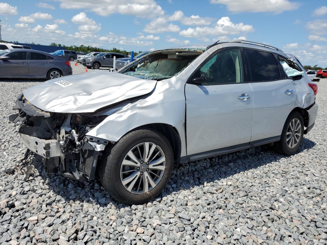 2018 Nissan Pathfinder SV, VIN 5N1DR2MN6JC659950 — Rollover