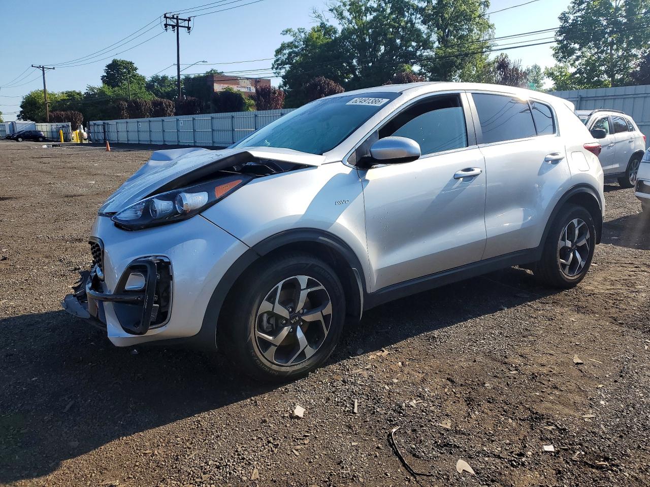 2020 Kia Sportage LX, VIN KNDPMCAC7L7831570 — Front end