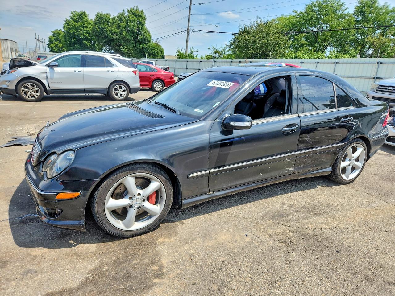 2005 Mercedes-Benz C 230 Kompressor, VIN WDBRF40J85F664085 — Front end