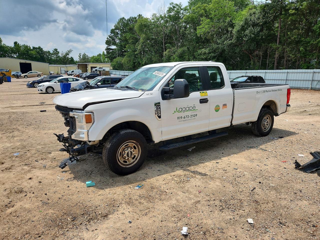 2021 Ford F-250 XL, VIN 1FT7X2A67MED75739 — Front end