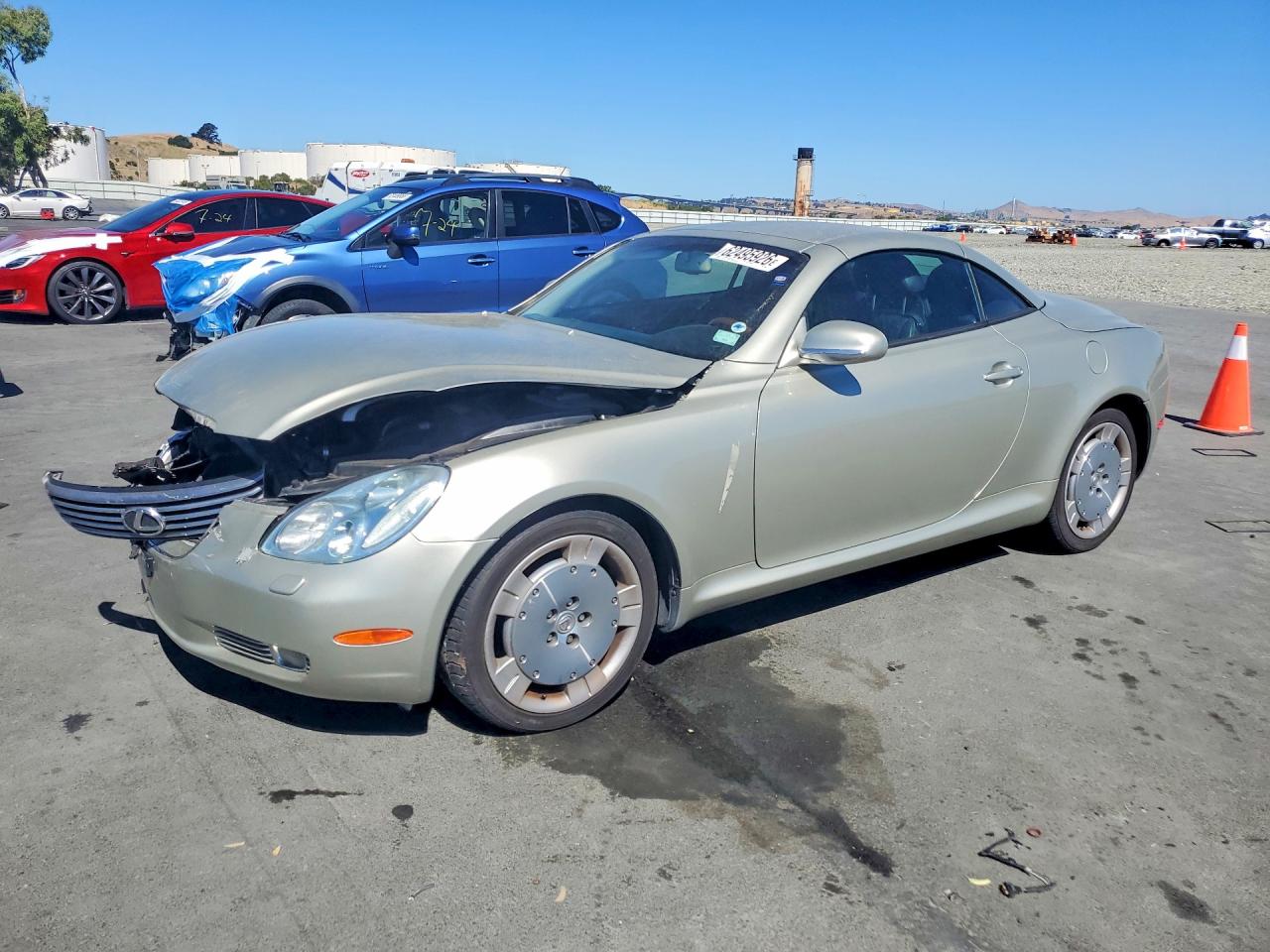 2002 Lexus SC 430, VIN JTHFN48Y320034061 — Front end