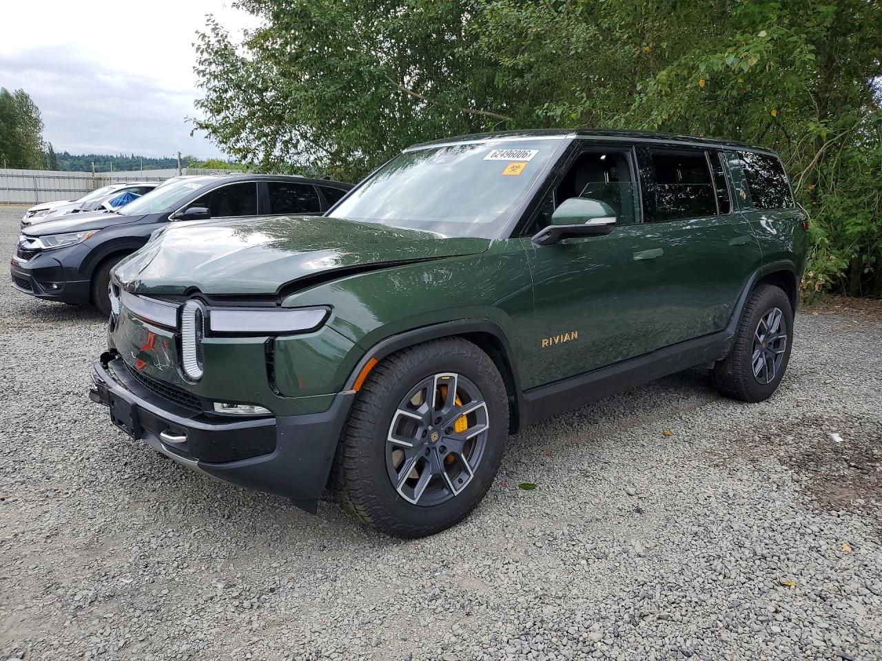 2023 Rivian R1S Adventure, VIN 7PDSGABA8PN022088 — Front end