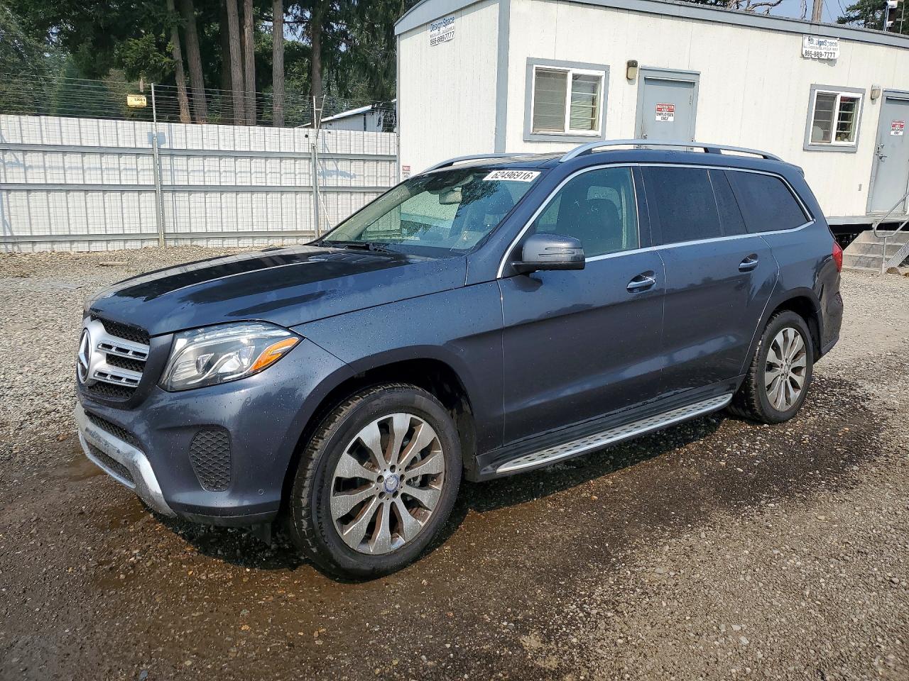 2017 Mercedes-Benz GLS 450, VIN 4JGDF6EE1HA741881 — Front end