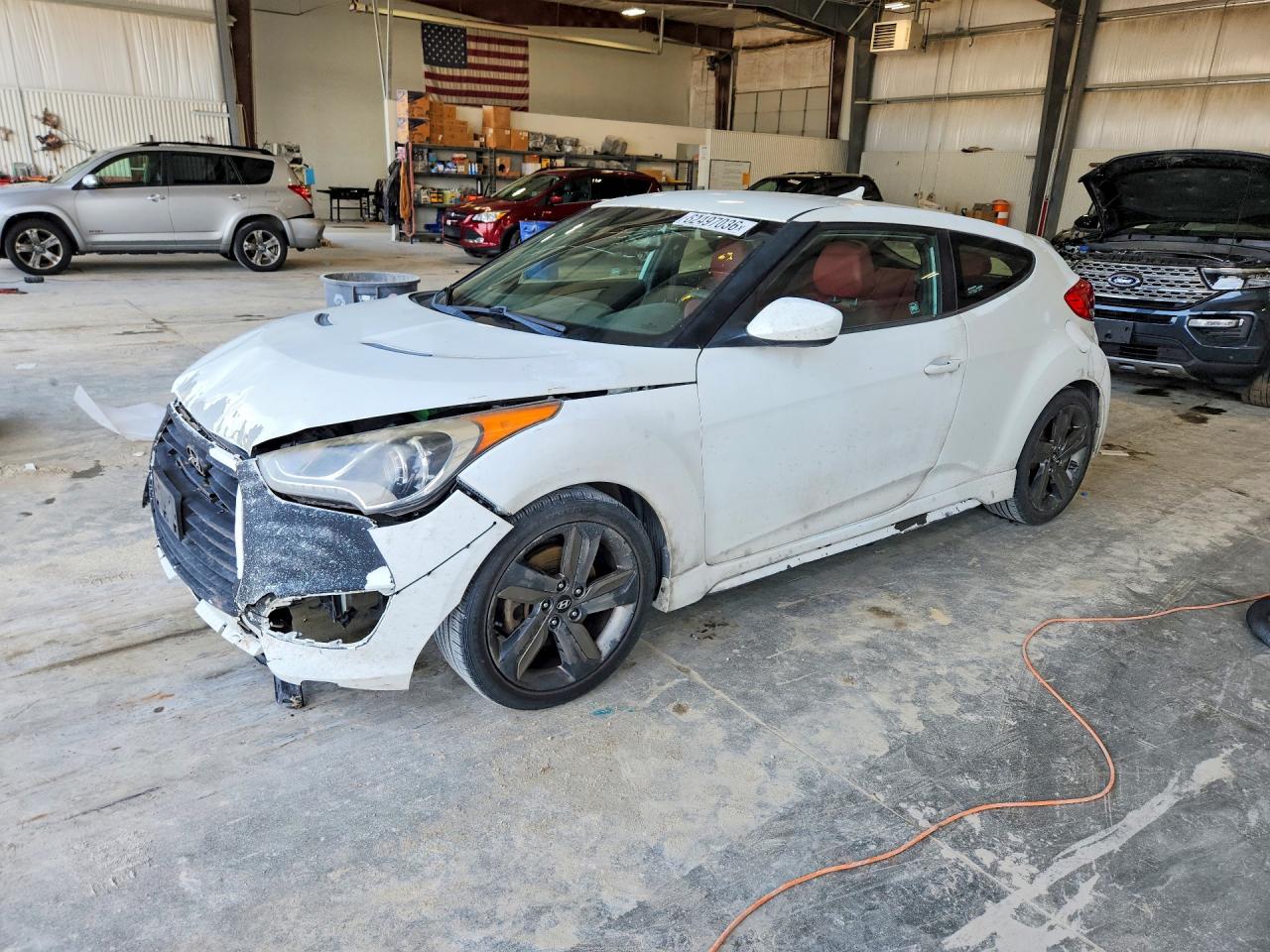 2014 Hyundai Veloster Turbo, VIN KMHTC6AE1EU209079 — Front end