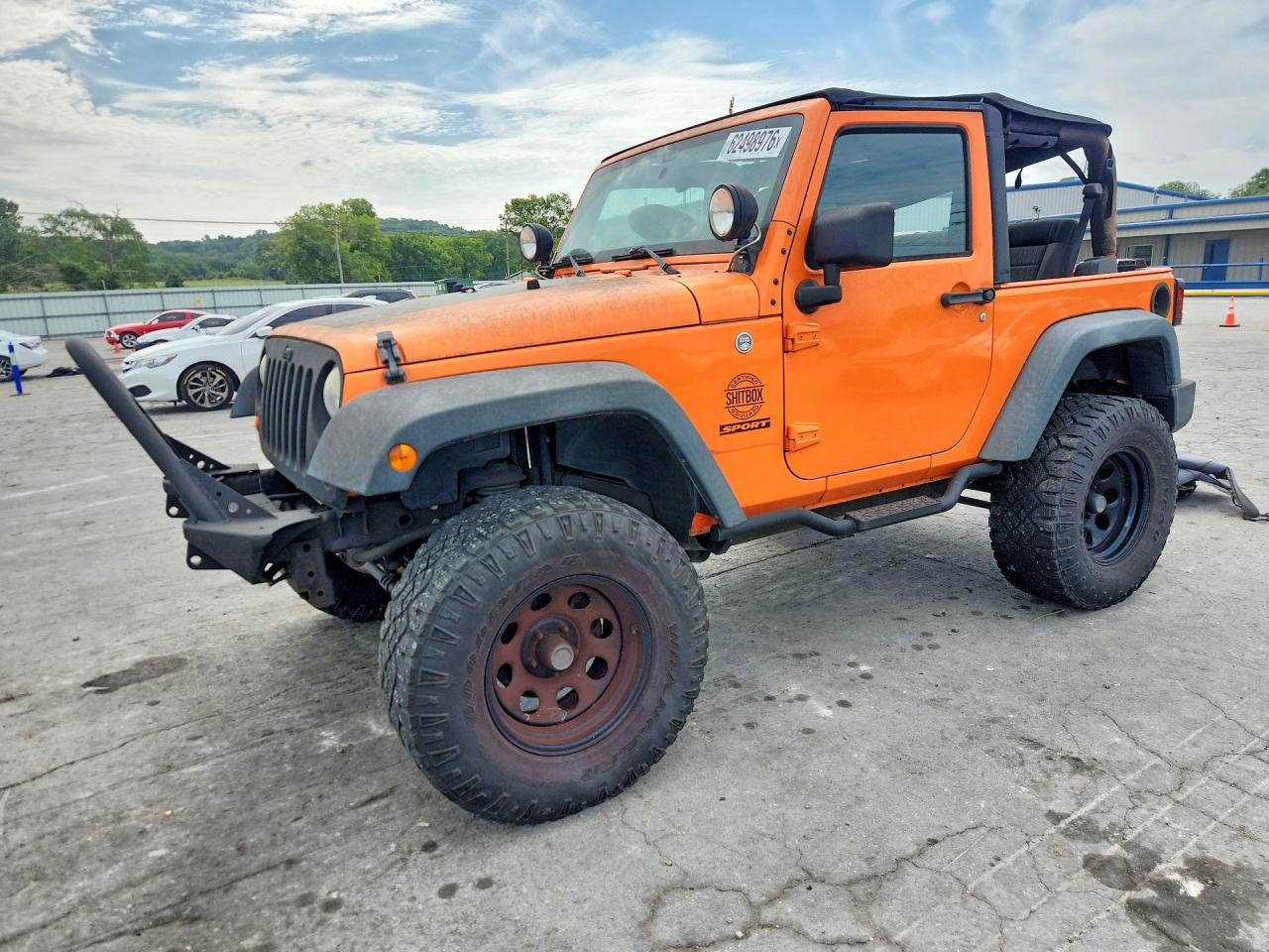 2012 Jeep Wrangler Sport, VIN 1C4AJWAG8CL181545 — Minor dents and scratches