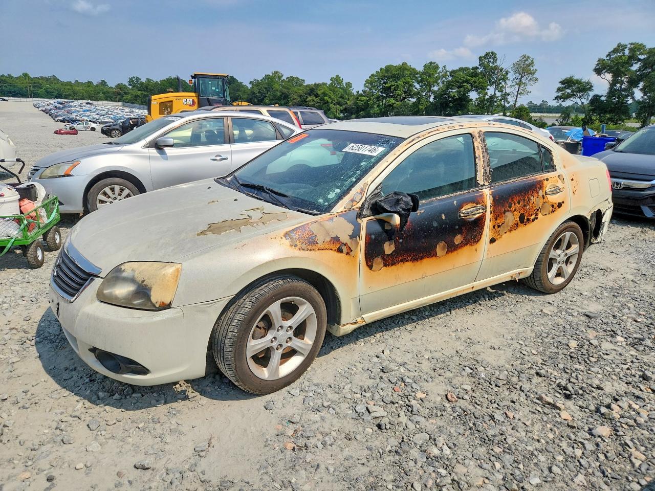 2009 Mitsubishi Galant ES, VIN 4A3AB36F29E013146 — Burn