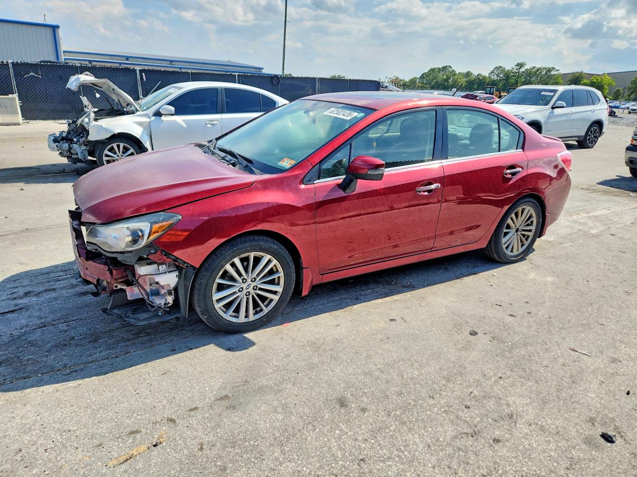 2015 Subaru Impreza Limited, VIN JF1GJAS68FH024629 — Front end