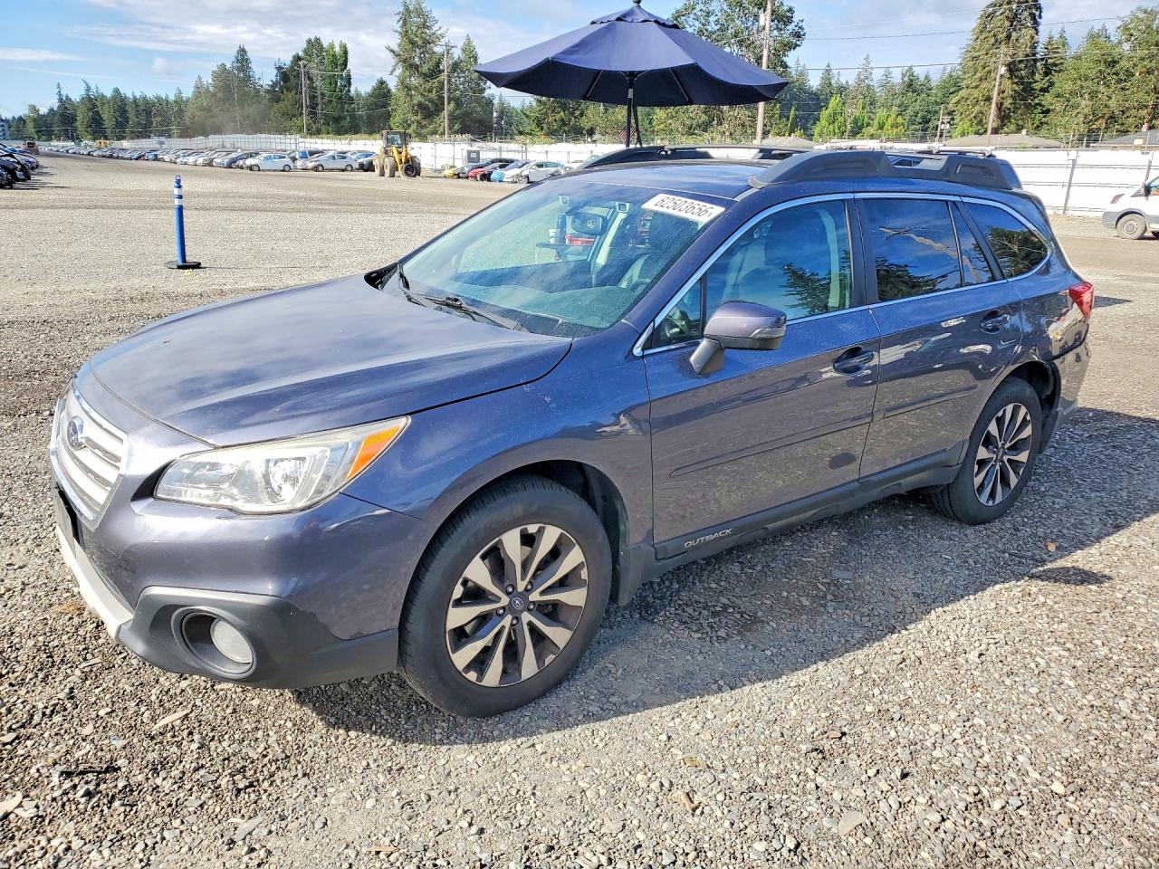 2016 Subaru Outback Limited, VIN 4S4BSANC0G3268370 — Rear end