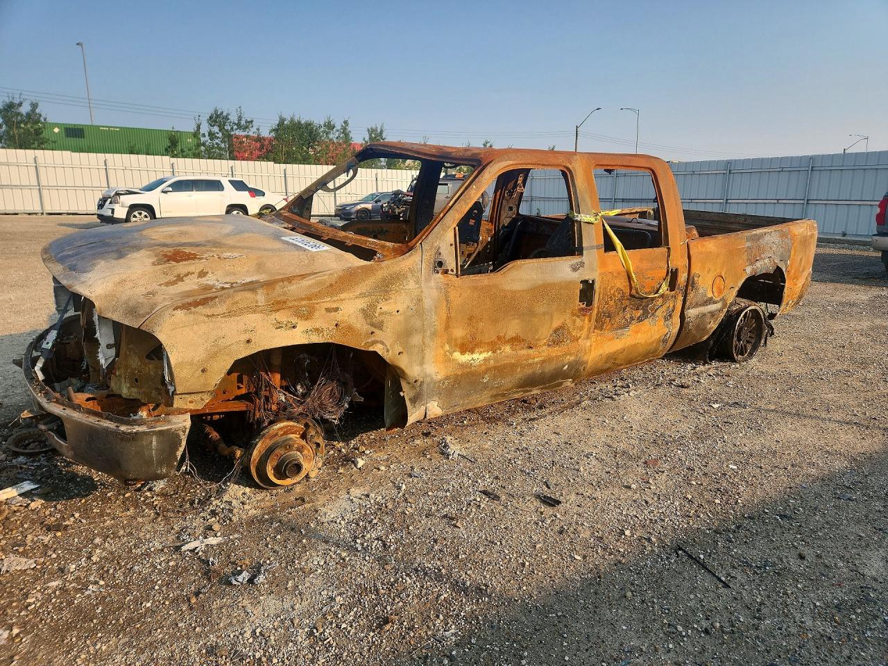 2003 Ford F-350 XL, VIN 1FTSW31P63EC81510 — Burn