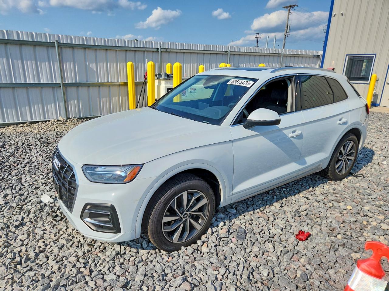 2021 Audi Q5 Premium Plus, VIN WA1BAAFY0M2041449 — Rear end