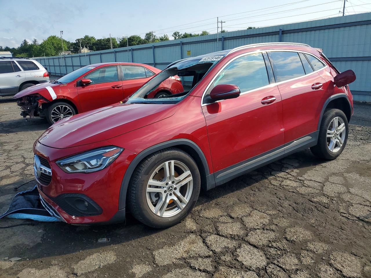 2021 Mercedes-Benz GLA 250, VIN W1N4N4HB4MJ212537 — Rollover