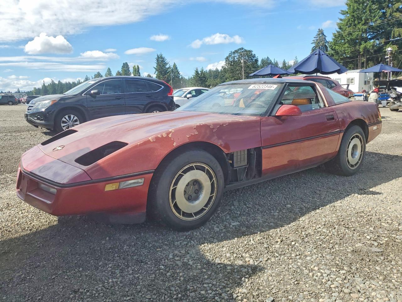 1987 Chevrolet Corvette, VIN 1G1YY2181H5114950 — Minor dents and scratches
